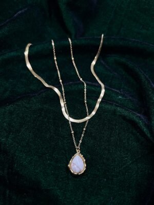 Anti Tarnished Double Layer Pendent